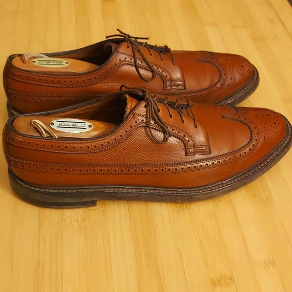Florsheim Imperial Shoe - Walnut Brown Full Brogue Wingtip 11 C 601123 - Picture 3 of 8